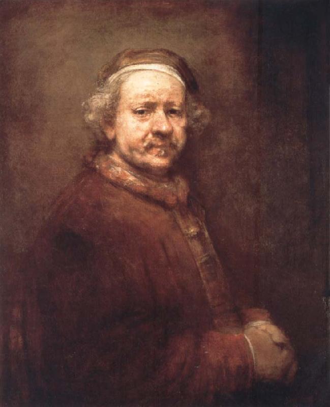 REMBRANDT Harmenszoon van Rijn Self-Portrait at the Age of 63,1669 Sweden oil painting art